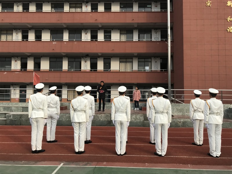 机械工程学院举行新学期首次升旗仪式