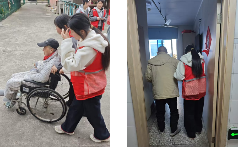 学雷锋精神 暖夕阳温情 ——我院学子走进养老院开展志愿服务活动