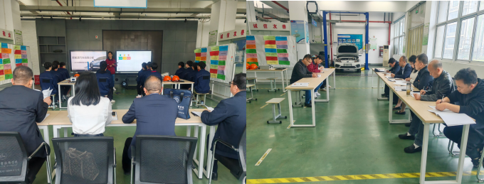 苏陕协作谋共赢 示范展示促交流 —汽车专业程海波老师为陕西省中职校领导一行开展示范展示课