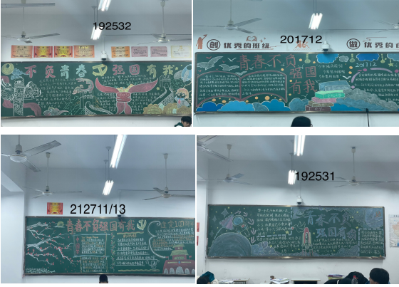 物流管理学院首届文化月之黑板报评比