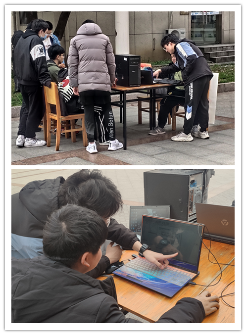 信息管理学院举办学雷锋活动月之电脑维修